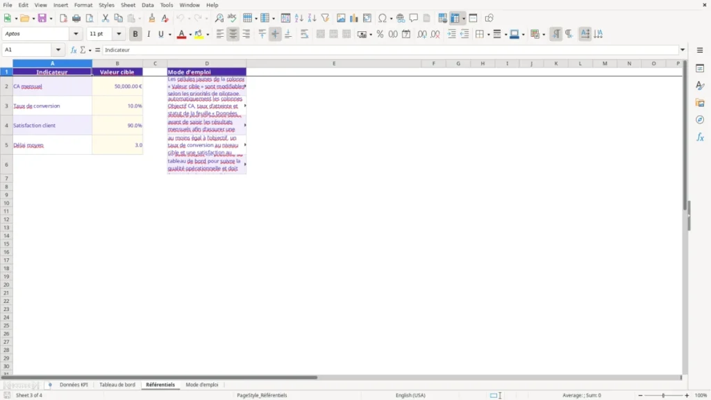 Référentiels – Indicateurs performance Excel – Modèle Gratuit (2026)